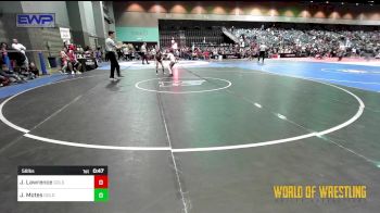 58 lbs Consi Of 4 - Jaxson Lawrence, Gold Rush Wrestling Academy vs John Motes, Gold Rush Wrestling Academy