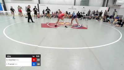 63 kg Rr Rnd 5 - Carley Ceshker, Badger Girls Elite vs Isis France, Wyoming SEM Women