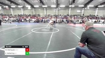 120 lbs Consi Of 8 #1 - Mathew Rodriguez, Monte Vista Takedown Club vs Evan Ketterling, No Team