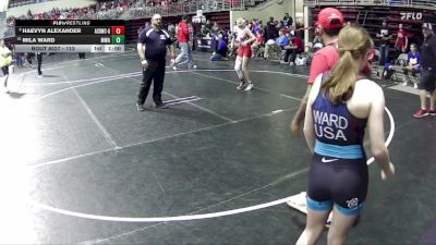 113 lbs Champ. Round 1 - Mila Ward, MWC Wrestling Academy vs Haevyn Alexander, Auburn City Rec Wrestling Club - Girls