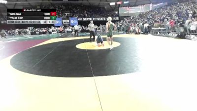 Boys 1B/2B 138 Semifinal - Gus Ray, Tonasket vs Yolo Paz, Liberty Bell