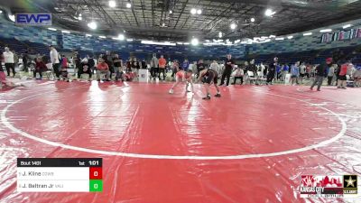 102 lbs Semifinal - Jett Kline, Cowboy Wrestling Club vs Jarron Beltran Jr, Valiant Wrestling Club