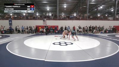 79 kg Cons. Sub-quarters - Sabino Portella, Tar Heel Wrestling Club vs Ryan Ford, Skwc