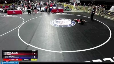 82 lbs Round 3 - Gabriel Bailey, California vs Taylor Bell, Arcata Youth Wrestling