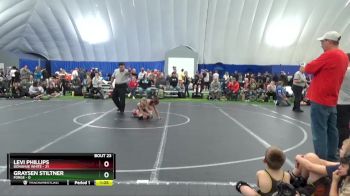 64 lbs Round 6 (8 Team) - Levi Phillips, Donahue White vs Graysen Stiltner, Forge