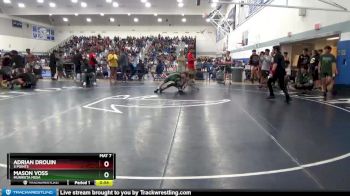 138 lbs Champ. Round 2 - Adrian Drouin, 5 Points vs Mason Voss, Murrieta Mesa
