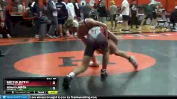 126 lbs Cons. Round 1 - Griffen Duffin, Chicago (ST. RITA) vs Noah Harper, EDWARDVILLE (HS)