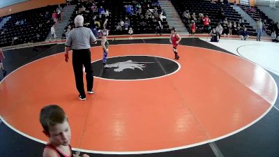 50 lbs 1st Place Match - Elliot Caruso, Roughhouse Wrestling Club vs Logan Larson, Roughhouse Wrestling