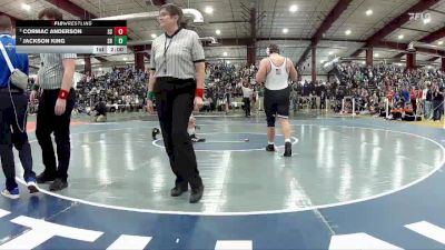 285 lbs Quarterfinal - Jackson King, Shadow Ridge vs Cormac Anderson, Spanish Springs