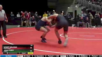 195 lbs Cons. Round 1 - Wyatt Willman, North Posey vs John Purdy, Castle
