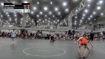 106 lbs Round 6 (8 Team) - Jax Brentzel, TDWC Maniacs Blue & Gold vs Lennon Ogden, Capital City WC