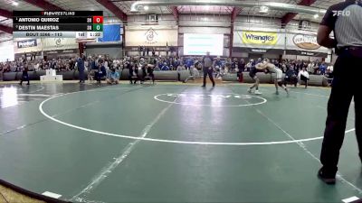 113 lbs 1st Place Match - Antonio Quiroz, SLAM! Nevada vs Destin Maestas, SLAM! Nevada