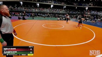 6A 132 lbs Semifinal - Noelle Adams, Katy vs Elizabeth Dyer, Fort Worth Paschal