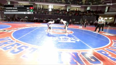 106-1A Semifinal - Cooper Saine, Gordon Lee vs Elijah Merritt, Fitzgerald