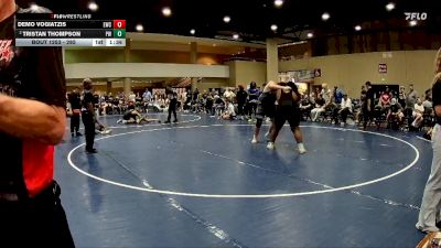 285 lbs Semifinal - Demo Vogiatzis, Elevation Wrestling Club vs Tristan Thompson, Plaquemine Wrestling
