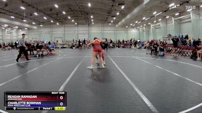 152 lbs Round 2 - Reagan Ramadan, Headhunters vs Charlotte Bowman, Nova Wrestling Club