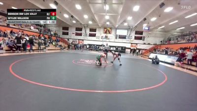 138 lbs Quarterfinals (8 Team) - Wylee Willson, Pinedale vs Benson BW LOV Jolly, Glenrock