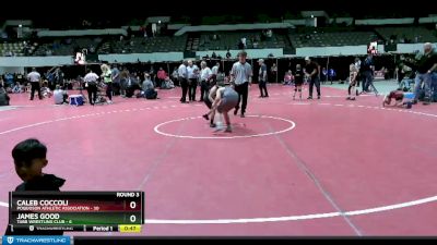 80 up Round 3 - Caleb Coccoli, Poquoson Athletic Association vs James Good, Tabb Wrestling Club