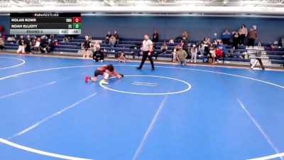 56 lbs Round 5 - Noah Elliott, Sherman Challengers vs Nolan Rowe, Nebraska Wrestling Academy