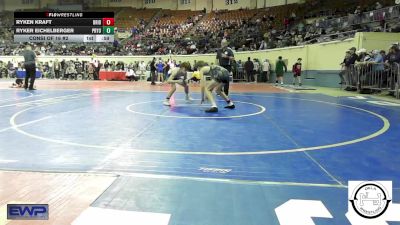 108 lbs Consi Of 16 #2 - Ryken Kraft, Bridge Creek Wrestling vs Ryker Eichelberger, Pryor Tigers Wrestling