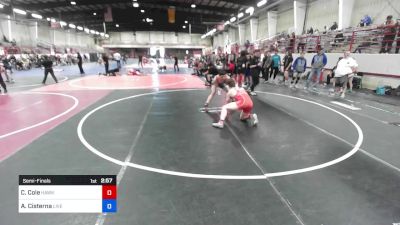 165 kg Semifinal - Conner Cole, Hawks Athletic Club vs Aiden Cisterna, Live Training