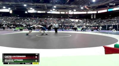 157 lbs Cons. Round 1 - Brandan Attinger, Mountain View vs Carter Loutzenhiser, Timberlake