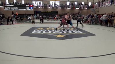 190 lbs Champ. Round 1 - Landon Bell, Big Game Wrestling Club vs Carter Van Kley, Iowa