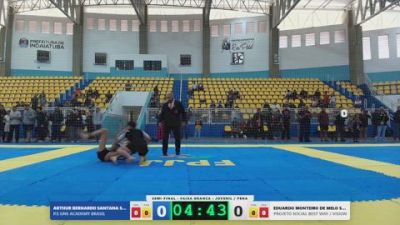 ARTHUR BERNARDO SANTANA SANTOS C vs EDUARDO MONTEIRO DE MELO SANTOS 2026 FPJJ Campeonato Paulista Sem Kimono