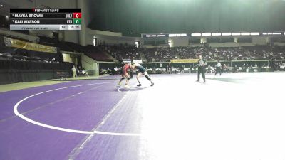 131 lbs Consi Of 8 #2 - Maysa Brown, UNLV (W) vs Kali Watson, Utah Tech (W)