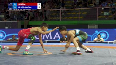 45 kg 1/4 Final - Amirmohammad Navazi, Iran vs Azymberdi Ashyrgulyyev, Turkmenistan