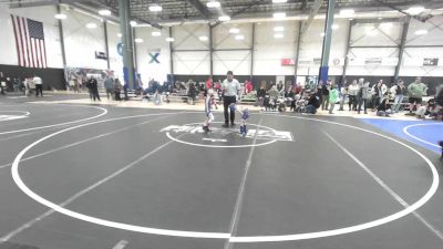 43 lbs Quarterfinal - Hunter Carlyle, Mat Demon WC vs Jace Rogers, Umpqua Wrestling Club