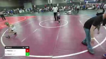 53 lbs Rr Rnd 2 - Joshua Medina, Unaffiliated vs Bradley Alarid, Pueblo County Wrestling