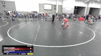 135 lbs Round 1 - Isaiah Kaiser, Valley Elite Wrestling Club vs Shade Booth, Wisconsin