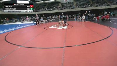130 lbs Quarterfinal - Liam Soe, Middletown vs John Winkler, Fredericksburg
