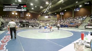 2A 138 lbs Champ. Round 1 - Cutler Bradshaw, Beaver vs Jonathan Gonzales, Grand County