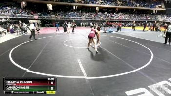 5A 165 lbs Cons. Round 3 - Makayla Johnson, Princeton vs Cameron Massie, Comal Pieper