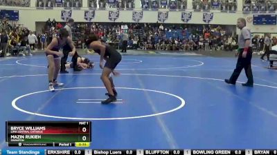 138 lbs Cons. Round 3 - Mazin Rukieh, SWANTON vs Bryce Williams, LIMA CENTRAL CATHOLIC