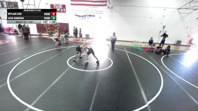 150 lbs 1st Place Match - Ace Gibson, Simi Valley High School Wrestl vs Dylan Lee, Simi Valley High School Wrestl
