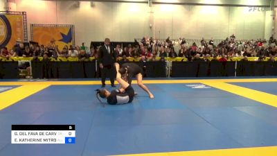 GRACIELE DEL FAVA DE CARVALHO vs ELIZABETH KATHERINE MITROVIC 2023 World IBJJF Jiu-Jitsu No-Gi Championship