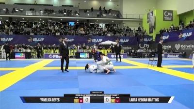 Laura Heiman Martins vs Yanelisa Reyes 2026 European Jiu-Jitsu IBJJF Championship