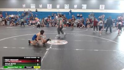 82 lbs Round 2 - Troy Braham, Fort Mill Wrestling Club vs Titus Boyd, Unattached