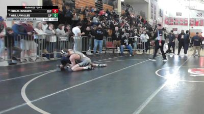 150 lbs Round Of 16 - Israel Borges, Southeastern vs Will LaVallee, Saint John's Prep