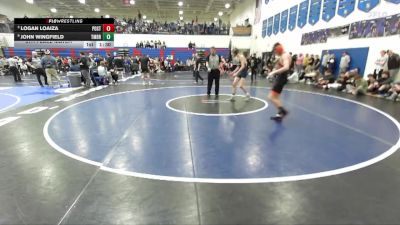 120 lbs 5th Place Match - John Wingfield, Timberlake vs Logan Loaiza, Post Falls