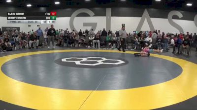 60 lbs Quarterfinals (8 Team) - Jerry Heiden, Dundee Wrestling vs Elsie Wood, Fort Hammers