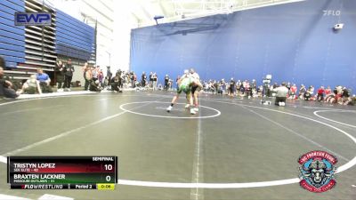 100 lbs Placement (4 Team) - Braddock Tharp, East Kansas Eagles Gold vs Jeremiha Covey, Missouri Outlaws