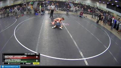 108 lbs Cons. Round 2 - Anthony Goodpaster, Sebolt Wrestling Academy vs Jaxon Petersen, The Underground Wrestling Club