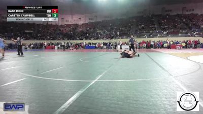 150 lbs Round Of 32 - Kade Runk, Sperry Wrestling Club vs Carsten Campbell, Tonkawa