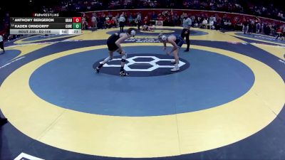 D2-106 lbs Cons. Round 3 - Anthony Bergeron, Granville vs Kaden Orndorff, Coventry