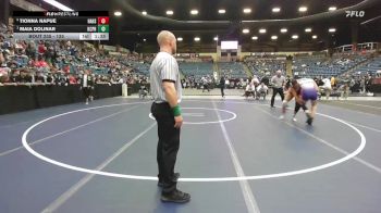 135 lbs Semifinal - Maia Dolinar, Kansas City - Piper HS vs Tionna Napue, Hays Hs