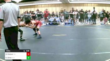 120 lbs Consi Of 32 #2 - Quincy Corpuz, Too Much Mana vs Kaio Sims, Gold Rush Wr Ac